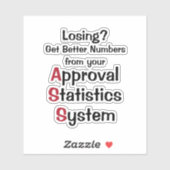 Statistisch goedkeuringssysteem sticker (Vel)