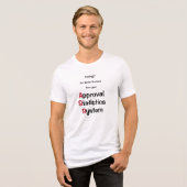 Statistisch goedkeuringssysteem Tri-Blend shirt (Voorkant volledig)