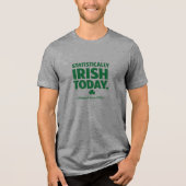 Statistisch Iers - St. Patrick's Dag Tri-Blend Shirt (Voorkant)