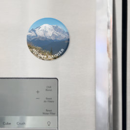 Statistisch Mount Rainier Landschap Magneet