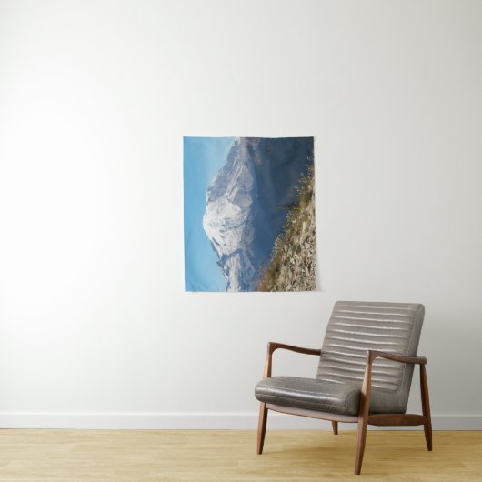 Statistisch Mount Rainier Landschap Wandkleed (In situ)