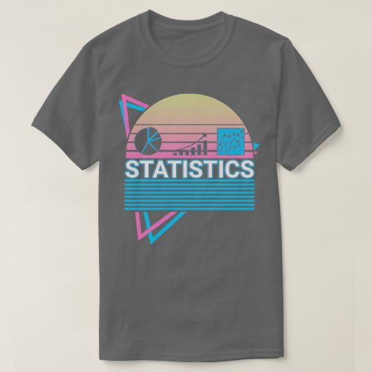 Statistisch retro t-shirt (Design voorkant)
