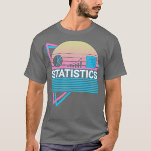Statistisch retro t-shirt