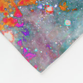 Statistisch sterveld fleece deken (Hoek)