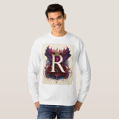 "Statistisch Stijlvol" "Powered by R" T-shirt (Voorkant volledig)