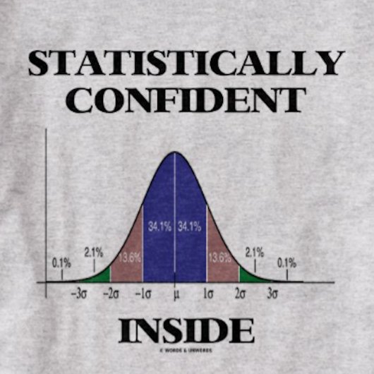 Statistisch Vertrouwelijk Binnenzijde (Humor van d T-shirt