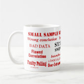 Statistisch zweet woorden Funny Statistician Gift Koffiemok (Links)