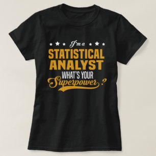 statistische analist t-shirt
