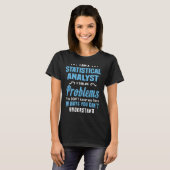 statistische analist t-shirt (Voorkant volledig)