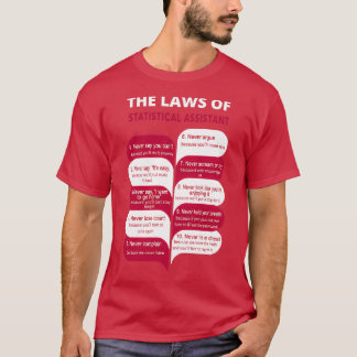 STATISTISCHE ASSISTANT BEST ONTWERP 2017 Klassieke T-shirt