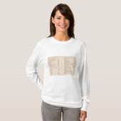 Statistische atlas 1900 8 t-shirt (Voorkant volledig)