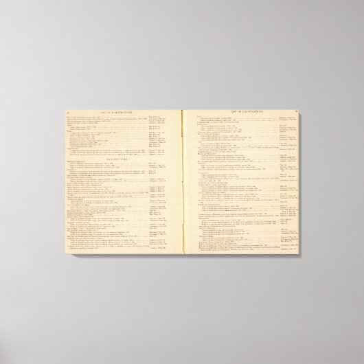 Statistische atlas 1900 9 canvas afdruk (Voorkant)