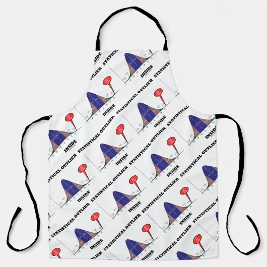 Statistische buitenbeentje binnenin je bent er Hum Schort (Voorkant)