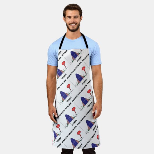 Statistische buitenbeentje binnenin je bent er Hum Schort (Gedragen)