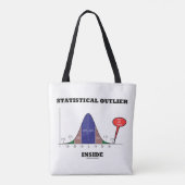 Statistische buitenbeentje binnenin je bent er Hum Tote Bag (Achterkant)