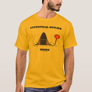 Statistische buitenste binnenzijde (Humor van de k T-shirt