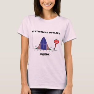 Statistische buitenste binnenzijde (Humor van de k T-shirt