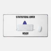 Statistische Lover in Bell Curve Geek Humor Bureaumat (Keyboard & Muis)