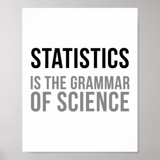 Statistische offertes poster (Voorkant)