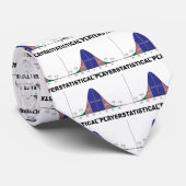 Statistische speler (Bell Curve Attitude) Stropdas (Opgerold)