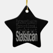 Statistist Extraordinaire Keramisch Ornament (Achterkant)
