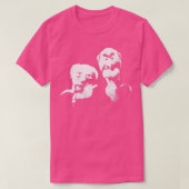 Statler en Waldorf middelvinger T-shirt (Design voorkant)