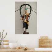 Statue Adorns A Building, Beieren Poster (Keuken)