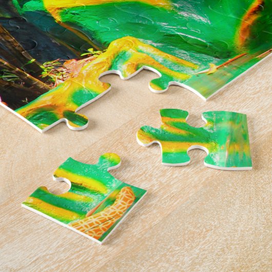 Statue Artwork Singapore. Legpuzzel (Zijkant)