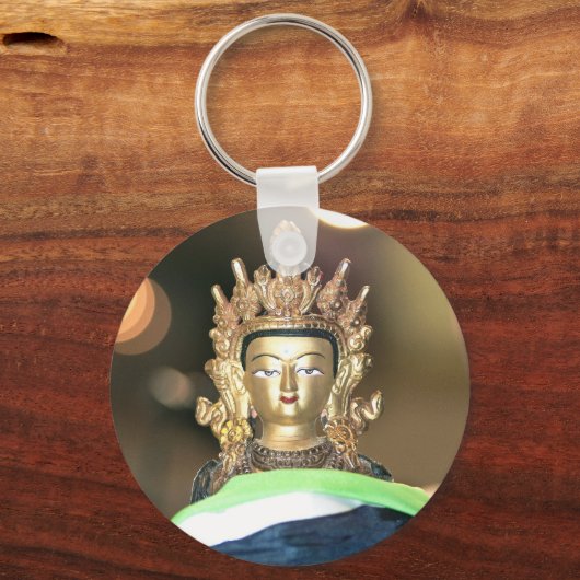 Statue Boeddhist Chenrezig Sleutelhanger (Voorkant)