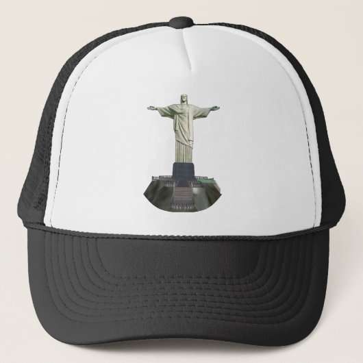 Statue: Christus de Redeemer: 3D-model: Trucker Pet (Voorkant)