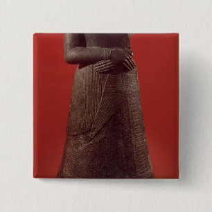 Statue de la Napirasu, echtgenote van Elamite King Vierkante Button 5,1 Cm