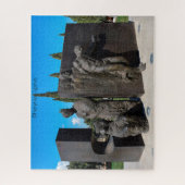 Statue Dherynia Cyprus. Jigzaag Puzzle Legpuzzel (Verticaal)