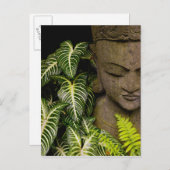 Statue in a Garden Location Information: Chiang Ma Briefkaart (Voorkant / Achterkant)