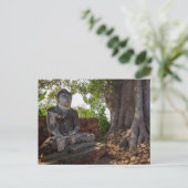 Statue in den Tempeln von Ava in Myanmar Postkarte Briefkaart (Staand voorkant)