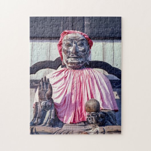 Statue in Nara Todai-ji tempel - Japan, Azië Legpuzzel (Verticaal)