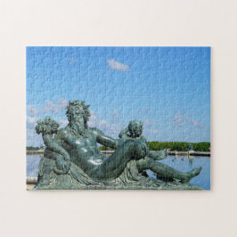 Statue La Loire in de tuin van het kasteel van Ver Legpuzzel