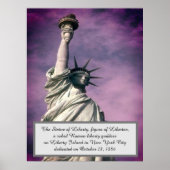 Statue Lady Liberty NY Poster (Voorkant)