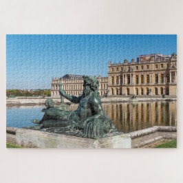 Statue Le Rhone in the garden of Versailles castle Legpuzzel