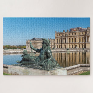 Statue Le Rhone in the garden of Versailles castle Legpuzzel