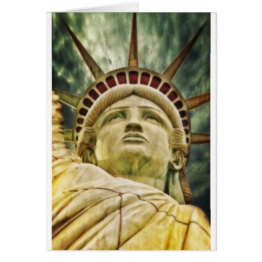 Statue Liberty New York City Peace Love Destiny (Voorkant)