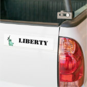 Statue M16, LIBERTY Bumpersticker (Op Truck)