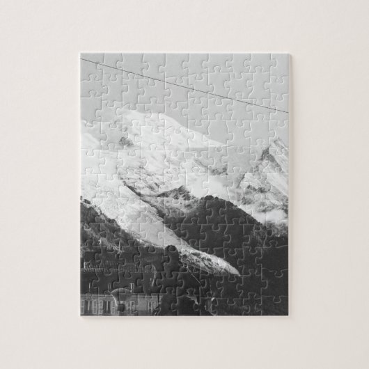 Statue Michel-Gabriel Paccard Mont Blanc Chamonix Legpuzzel (Verticaal)
