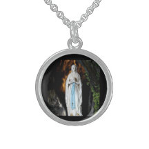 Statue Notre Dame de Lourdes grotto grotte Frankri