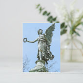 Statue od Angel in Charlottenburg Palace Garden Briefkaart (Staand voorkant)