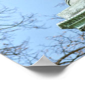 Statue od Angel in Charlottenburg Palace Garden Poster (Hoek)