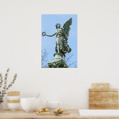 Statue od Angel in Charlottenburg Palace Garden Poster (Keuken)