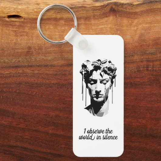 Statue of David by Michelangelo Sleutelhanger (Voorkant)