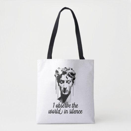 Statue of David by Michelangelo Tote Bag (Voorkant)