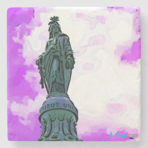 Statue of Freedom Stone Onderzetter