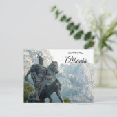 Statue of George Kastrioti Skanderbeg in Albania Briefkaart (Staand voorkant)